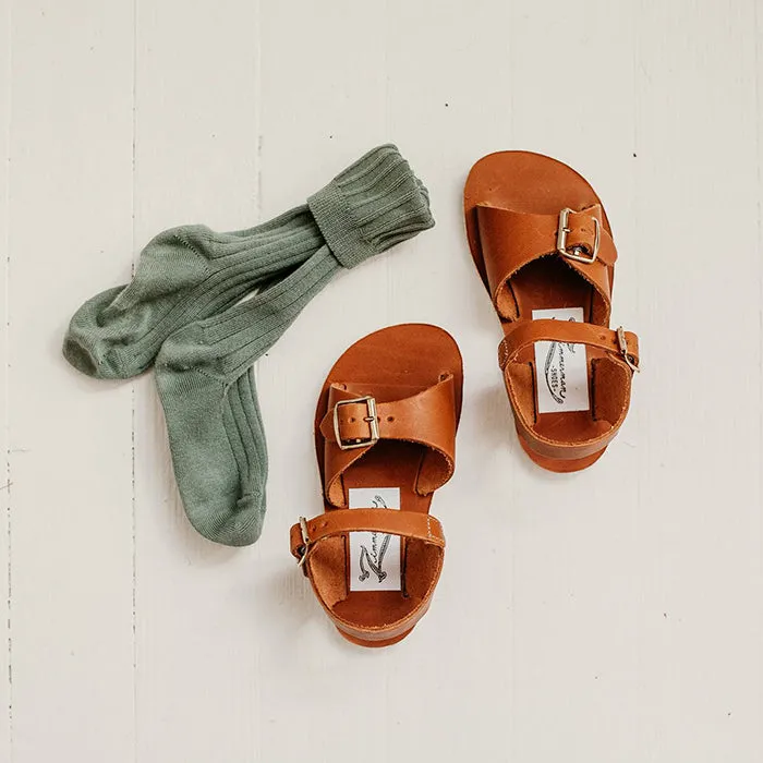 Zimmerman Shoes Baby And Child Stevie Sandals Warm Brown