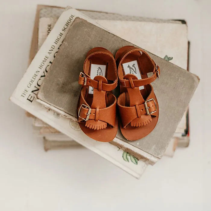 Zimmerman Shoes Baby And Child Stevie Sandals Warm Brown